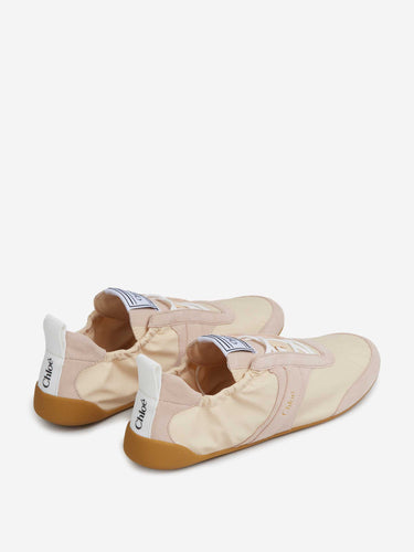 Chloé Mujer Barcelona zapatillas Kick color Beige sku 806-000423 01 - Foto 3