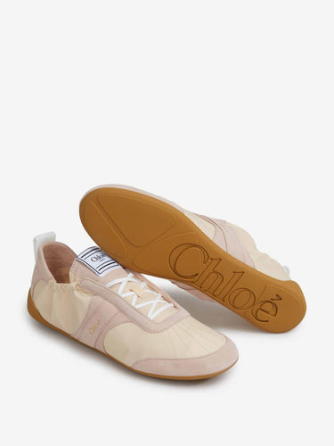 Chloé Mujer Barcelona zapatillas Kick color Beige sku 806-000423 01 - Foto 4