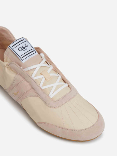 Chloé Mujer Barcelona zapatillas Kick color Beige sku 806-000423 01 - Foto 5