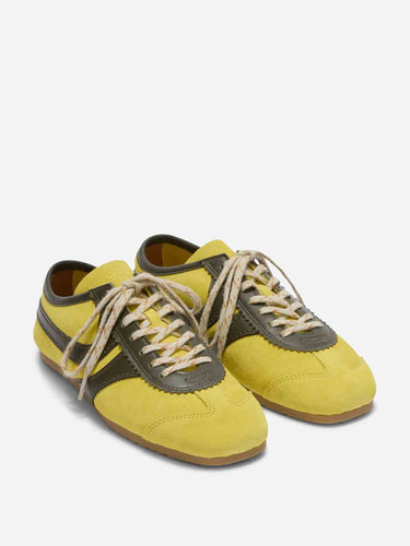 Dries Van Noten Mujer Barcelona Sneakers Paneles Ante color Amarillo sku 806-000427 03 - Foto 2
