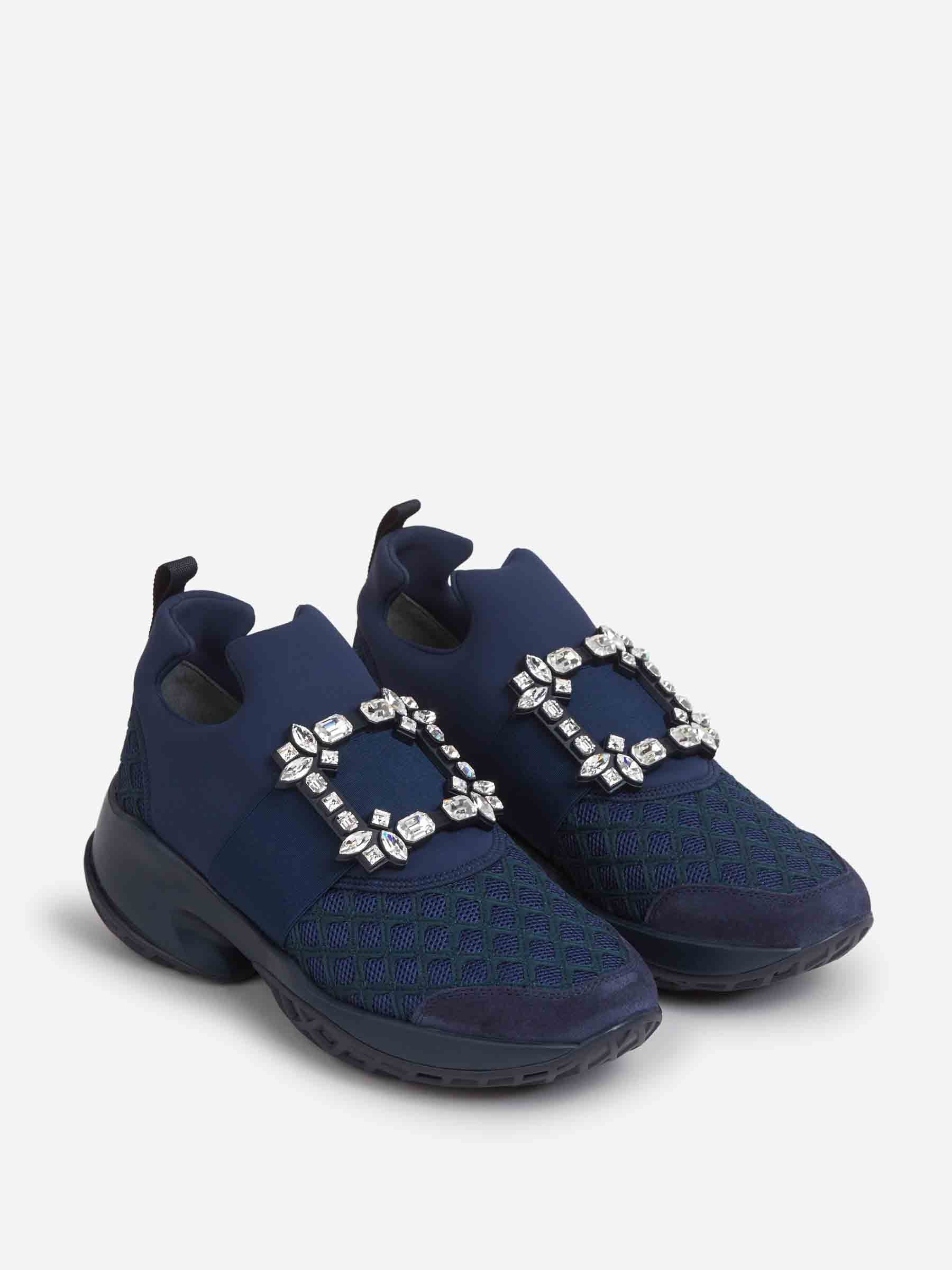 Roger Vivier Mujer Barcelona Sneakers Viv' Run color Azul Marino sku 806-000429 01 - Foto 2