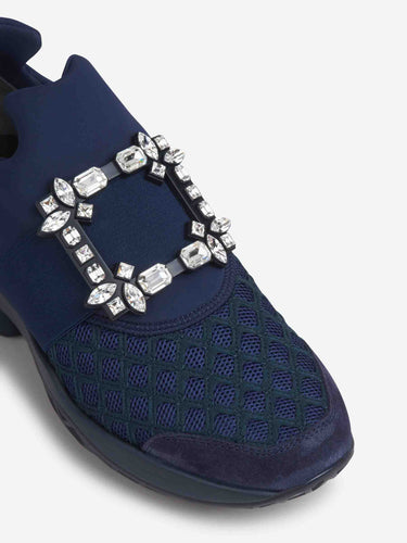 Roger Vivier Mujer Barcelona zapatillas Viv' Run color Azul Marino sku 806-000429 01 - Foto 5