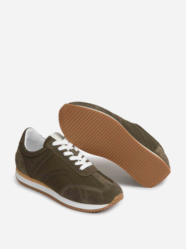 TOTEME Mujer Barcelona zapatillas Monograma color Verde Militar sku 806-000431 01 - Foto 4