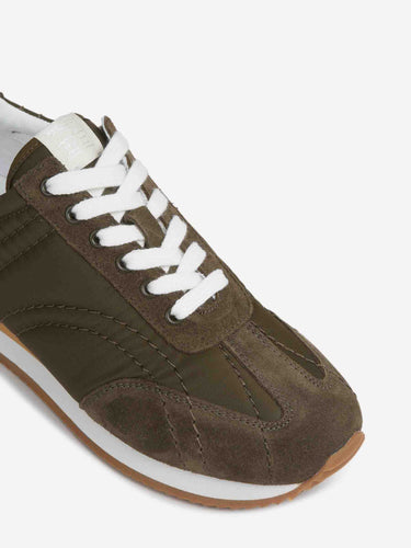 TOTEME Mujer Barcelona zapatillas Monograma color Verde Militar sku 806-000431 01 - Foto 5