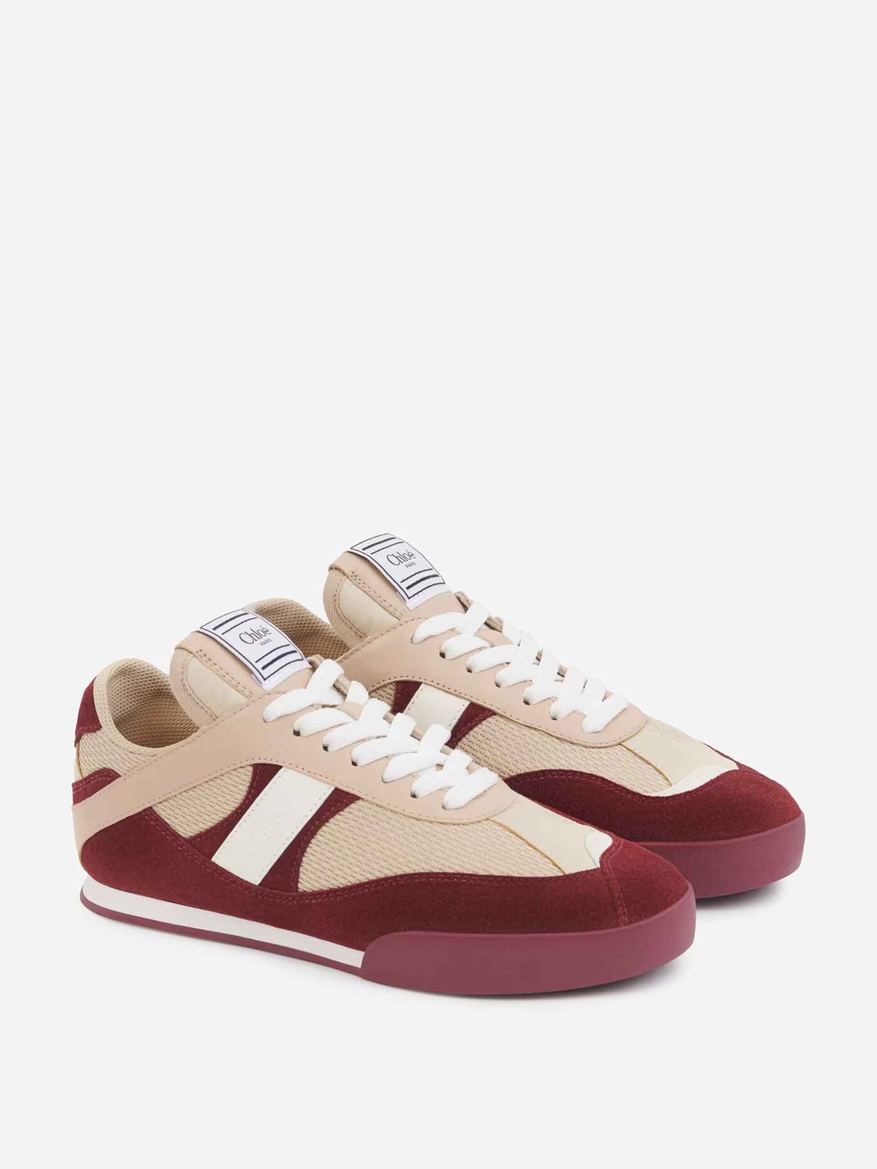 Chloé Mujer Barcelona Sneakers Kick color Burdeos sku 806-000446 01 - Foto 2