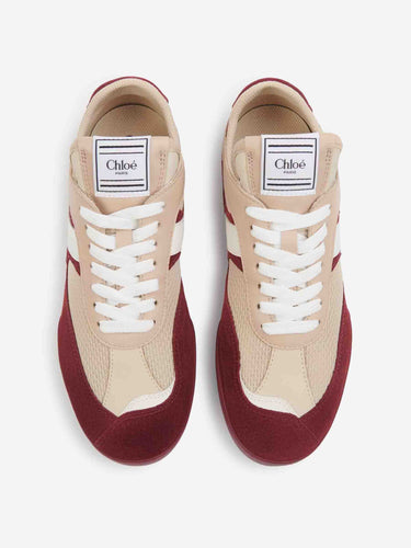 Chloé Mujer Barcelona zapatillas Kick color Burdeos sku 806-000446 01 - Foto 3