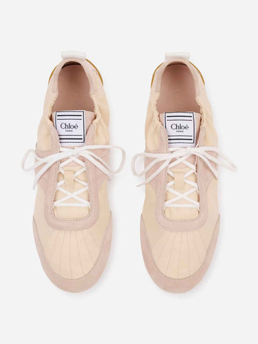 Chloé Mujer Barcelona Sneakers Kick color Beige sku 806-000447 01 - Foto 4