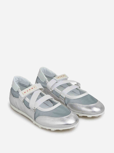 Marni Mujer Barcelona Bailarinas Planas color Plateado sku 806-000452 01 - Foto 2