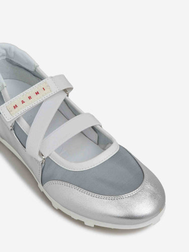 Marni Mujer Barcelona Bailarinas Planas color Plateado sku 806-000452 01 - Foto 5