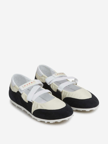 Marni Mujer Barcelona Bailarinas Planas color Blanco Y Negro sku 806-000453 01 - Foto 2