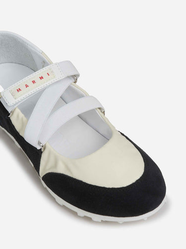 Marni Mujer Barcelona Bailarinas Planas color Blanco Y Negro sku 806-000453 01 - Foto 5