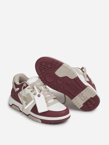 Off-White Hombre Barcelona Zapatillas Deportivas Out Of Office color Burdeos sku 806-000472 01 - Foto 4