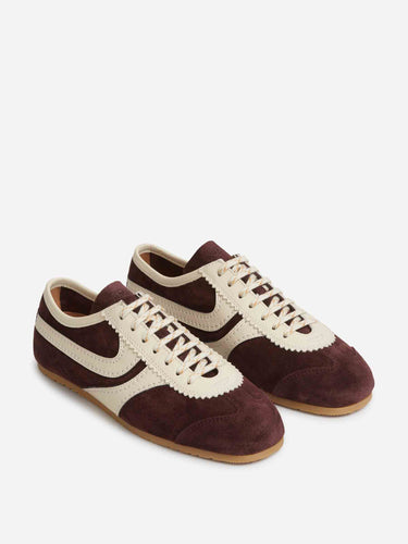 Dries Van Noten Mujer Barcelona Zapatillas Deportivas Ante color Burdeos sku 806-000479 02 - Foto 2