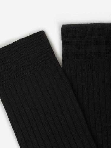 Santa Eulalia Hombre Barcelona Calcetines Largos Canalé color Negro sku 641-000123 02 - Foto 2