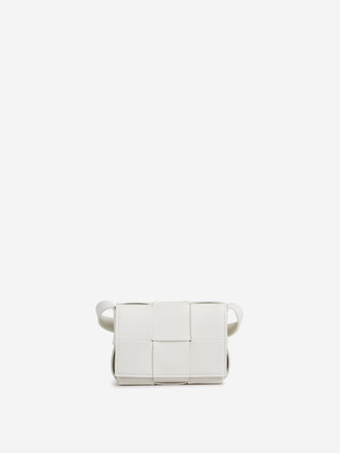 Bottega Veneta Mujer Barcelona Bolso Bandolera Cassette Candy color Blanco sku 810-007845 02 - Foto 1