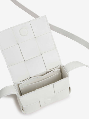 Bottega Veneta Mujer Barcelona Bolso Bandolera Cassette Candy color Blanco sku 810-007845 02 - Foto 5