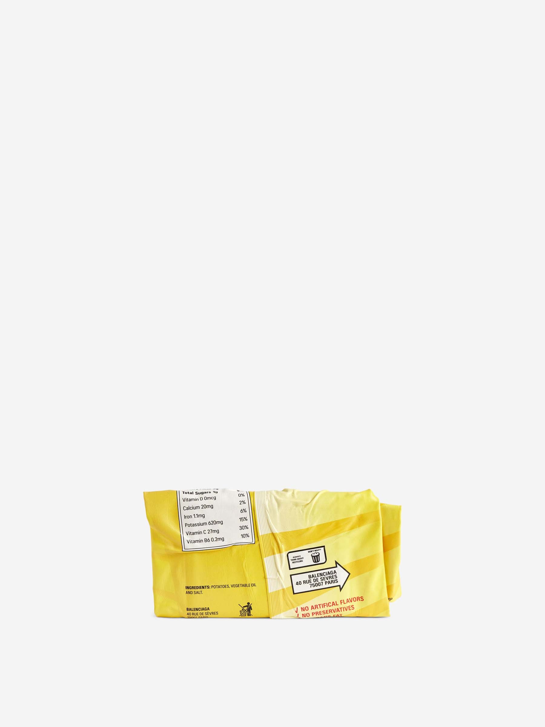 Balenciaga Mujer Barcelona Bolso Clutch Chips color Amarillo sku 810-008165 01 - Foto 2