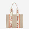 Chloé Mujer Barcelona Bolso Woody Tote Bag color Naranja Claro sku 810-008200 02 - Foto 1
