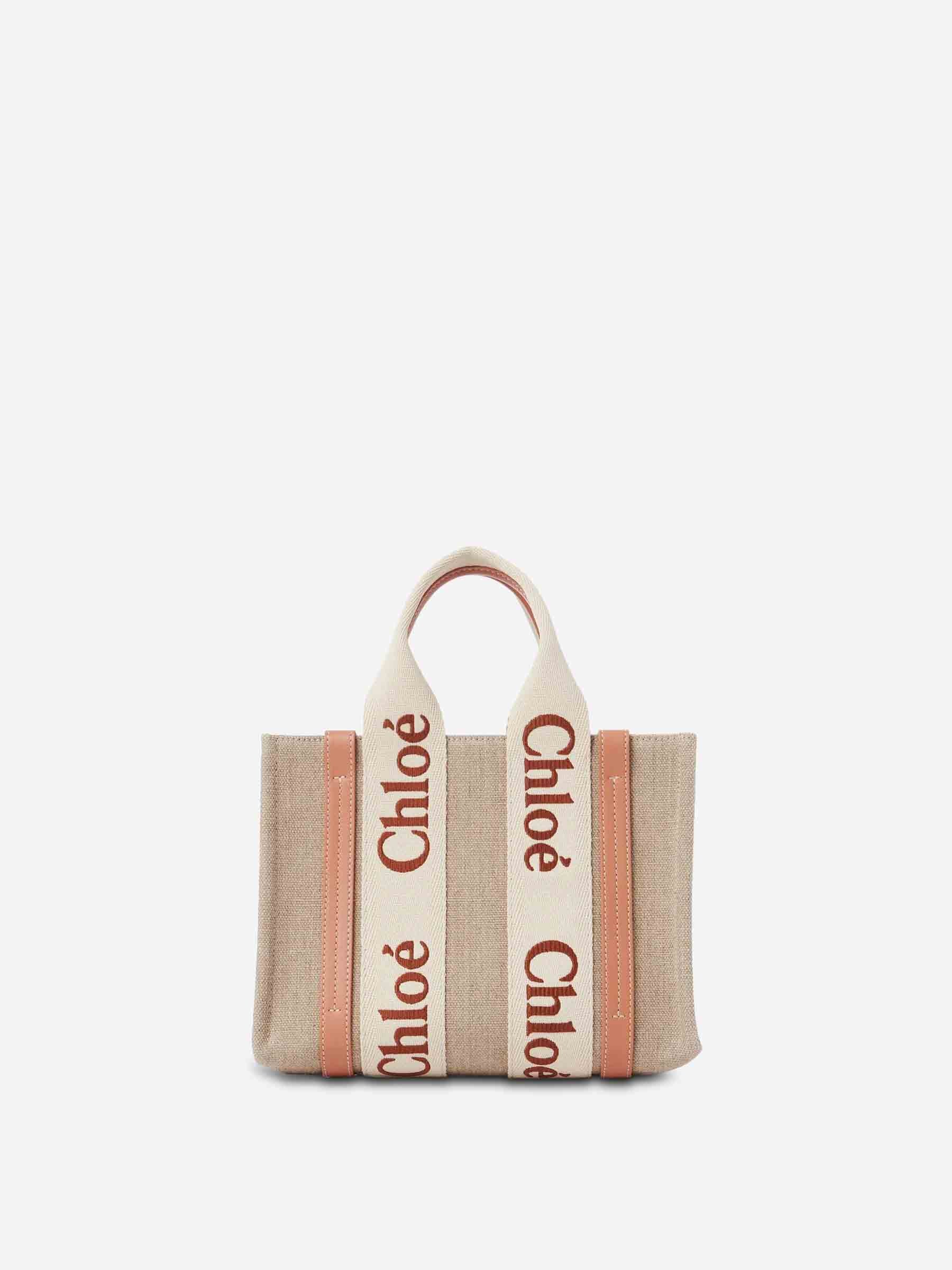 Chloé Mujer Barcelona Bolso Tote Bag Woody Mini color Naranja Claro sku 810-008204 01 - Foto 1
