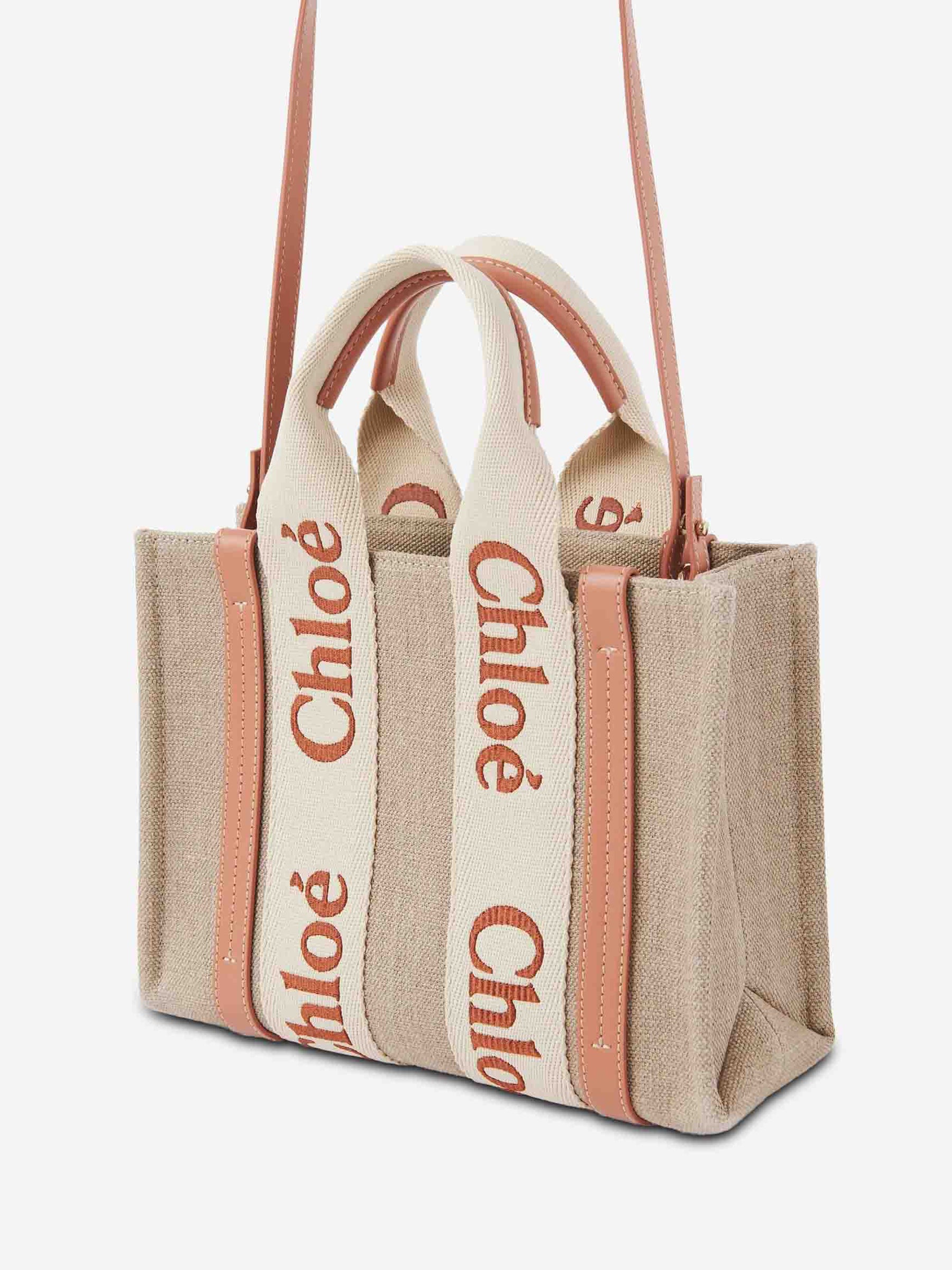 Chloé Mujer Barcelona Bolso Tote Bag Woody Mini color Naranja Claro sku 810-008204 01 - Foto 2