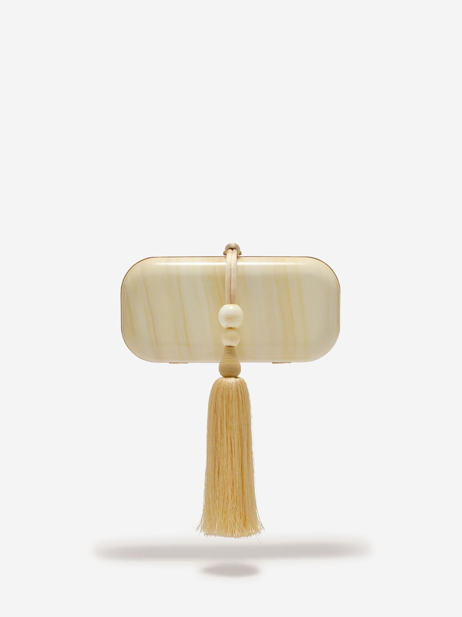 Cult Gaia Mujer Barcelona Bolso Clutch Yasmin color Beige sku 810-008217 01 - Foto 1
