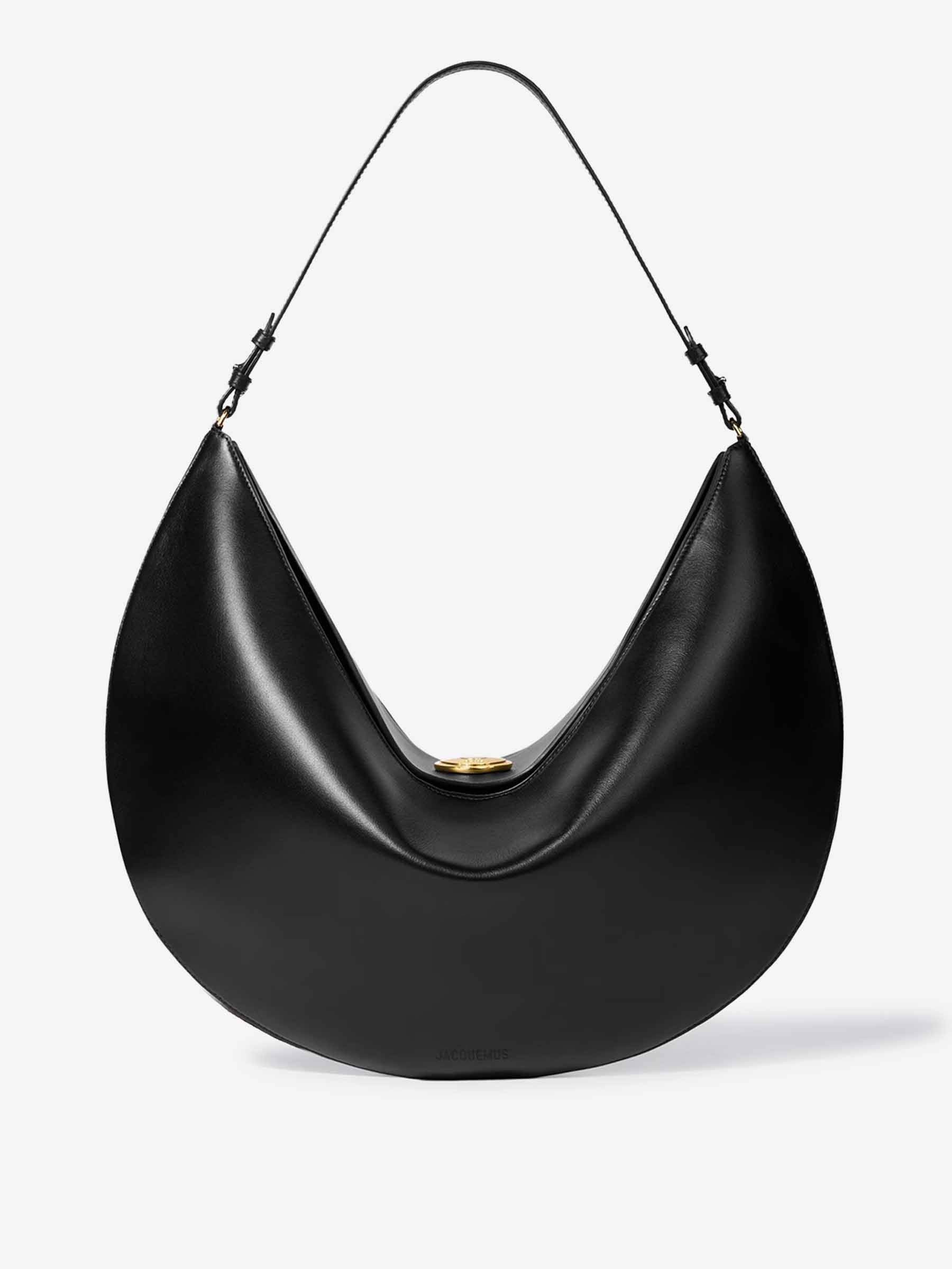 Jacquemus Mujer Barcelona Bolso Hombro Ovalo color Negro sku 810-008247 01 - Foto 1