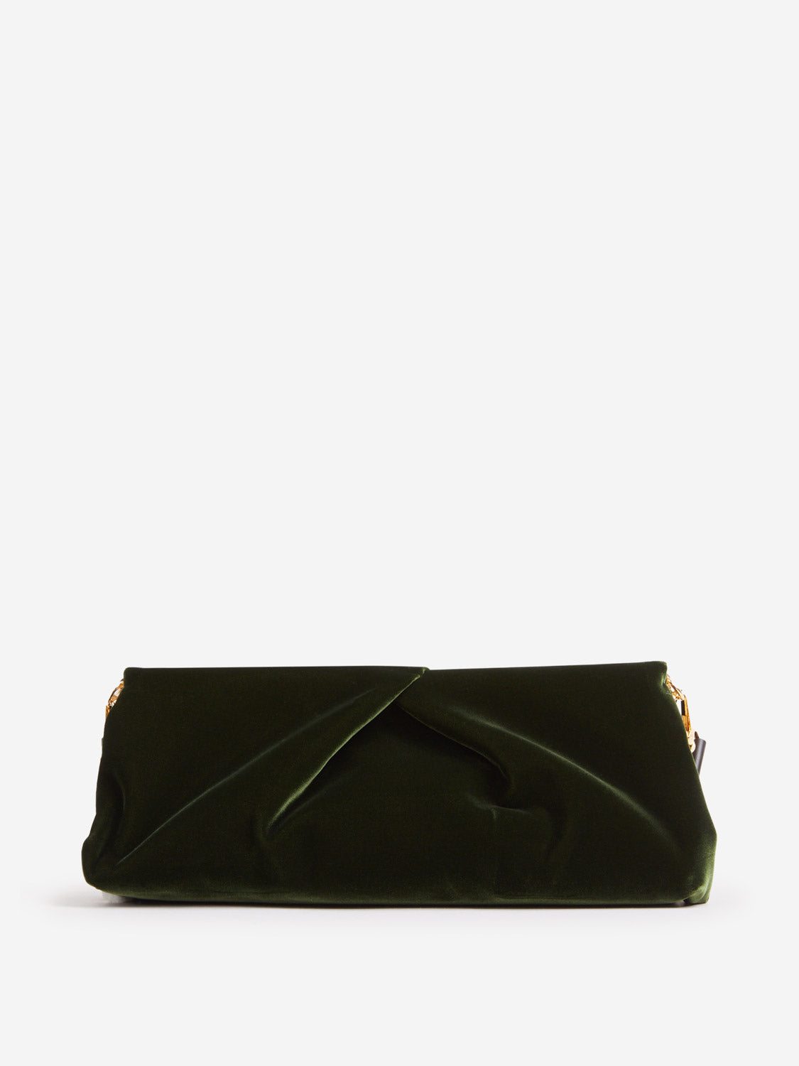 Dries Van Noten Mujer Barcelona Bolso Clutch Plisado color Verde Jungla sku 810-008278 01 - Foto 1