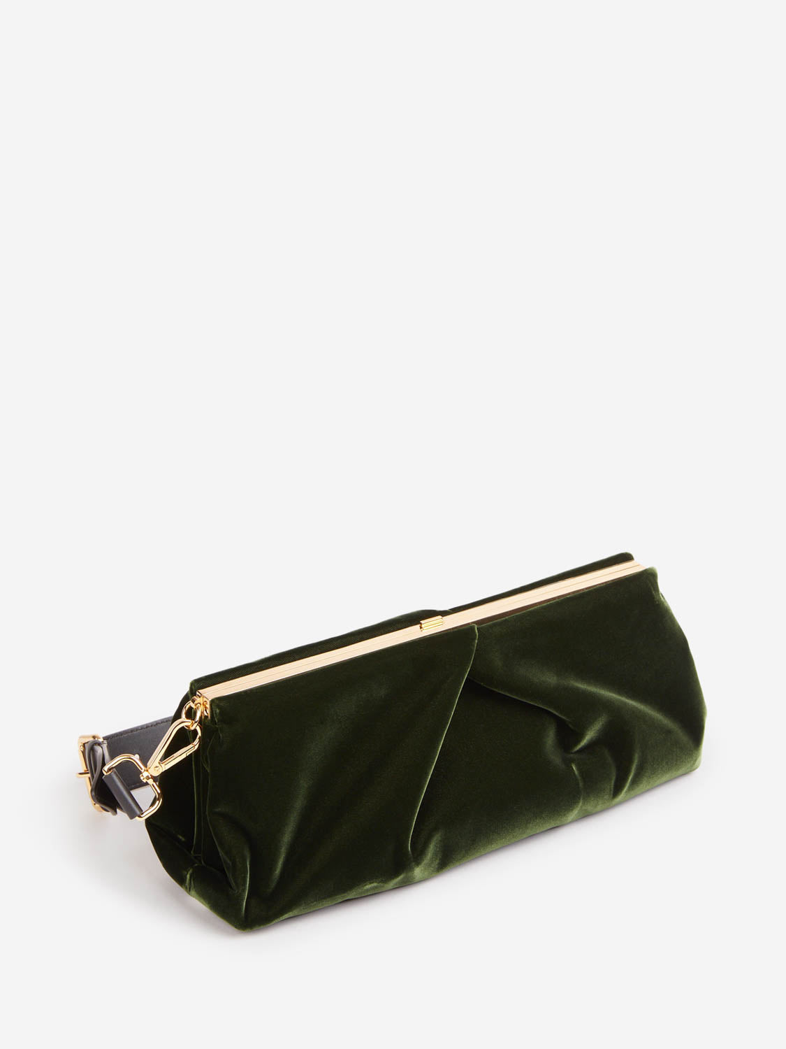 Dries Van Noten Mujer Barcelona Bolso Clutch Plisado color Verde Jungla sku 810-008278 01 - Foto 2