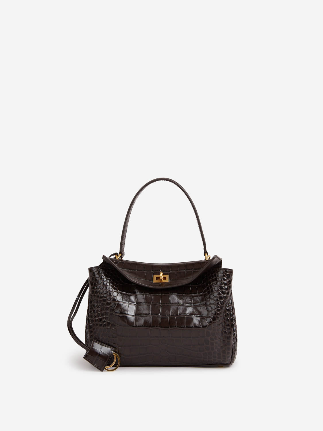 Balenciaga Mujer Barcelona Bolso Mano Rodeo color Marrón Oscuro sku 810-008289 01 - Foto 2
