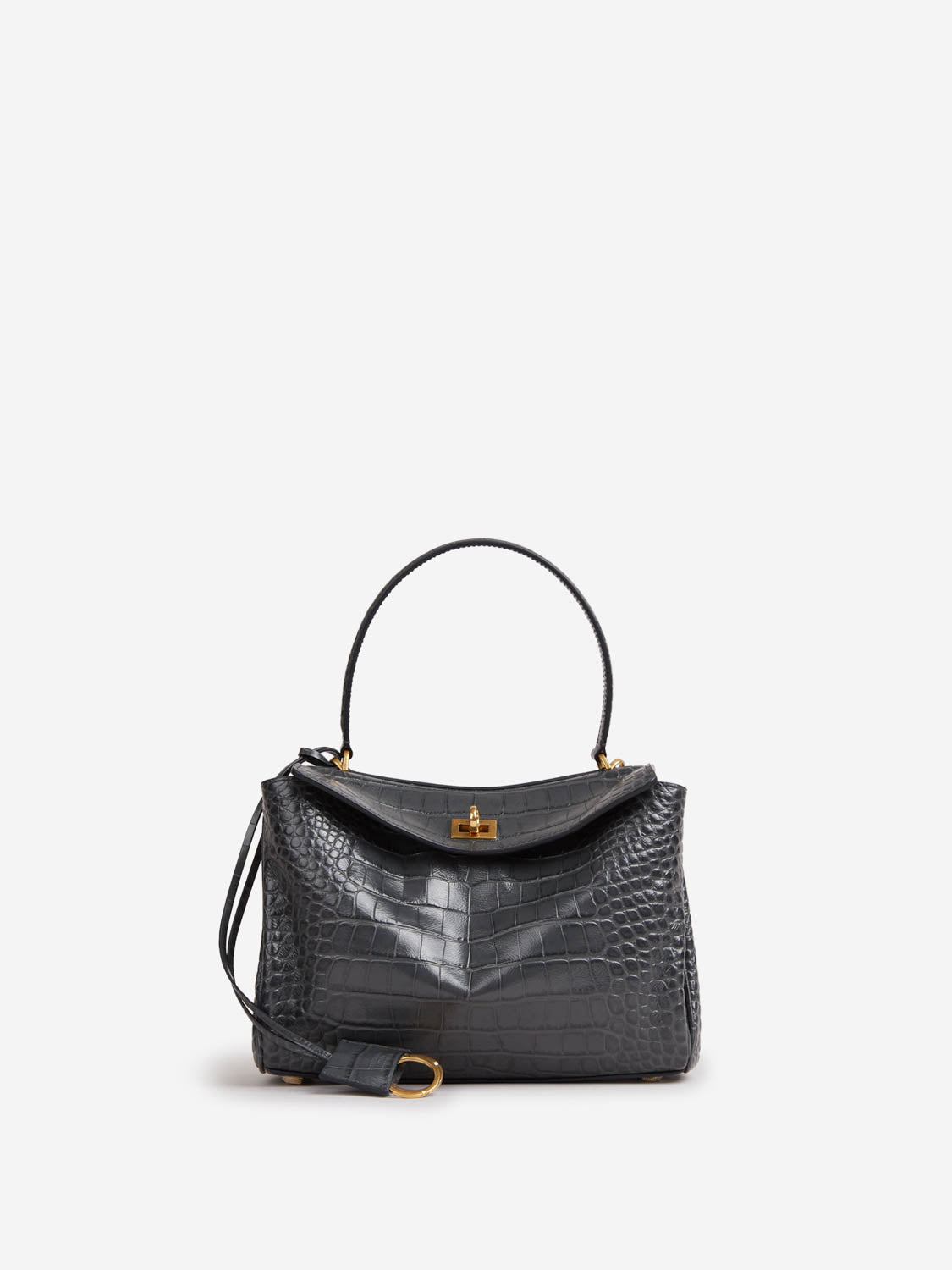 Balenciaga Mujer Barcelona Bolso Mano Rodeo color Gris Antracita sku 810-008292 01 - Foto 2