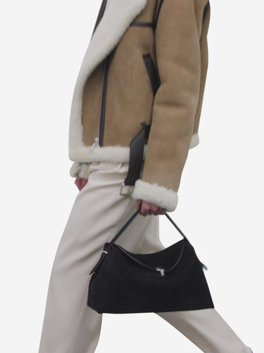 TOTEME Mujer Barcelona Bolso de Hombro Multifunción T-Lock color Marrón Oscuro sku 810-008309 01 - Foto 4