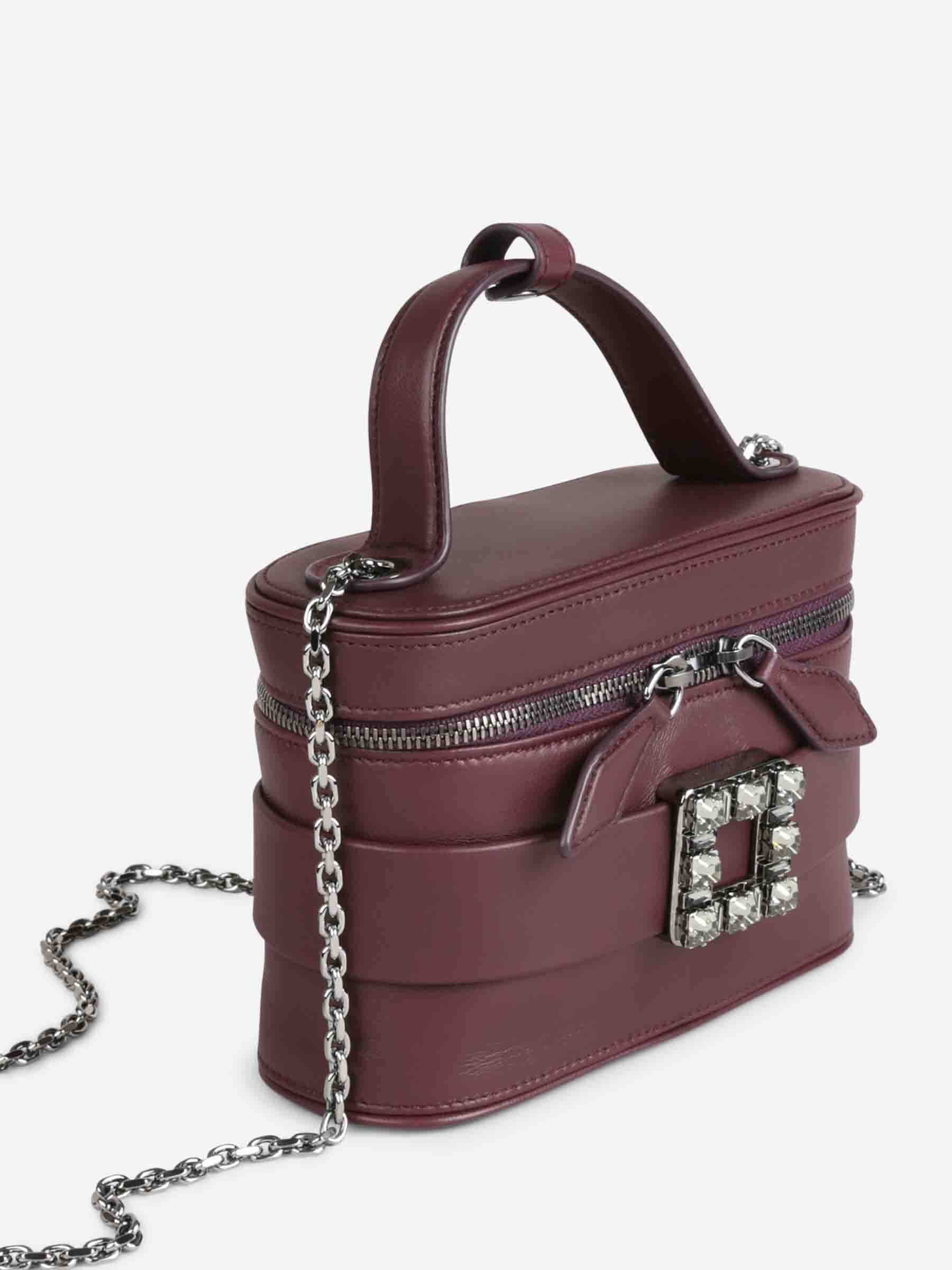 Roger Vivier Mujer Barcelona Bolso Embellished Zipped Tote color Burdeos sku 810-008325 01 - Foto 2