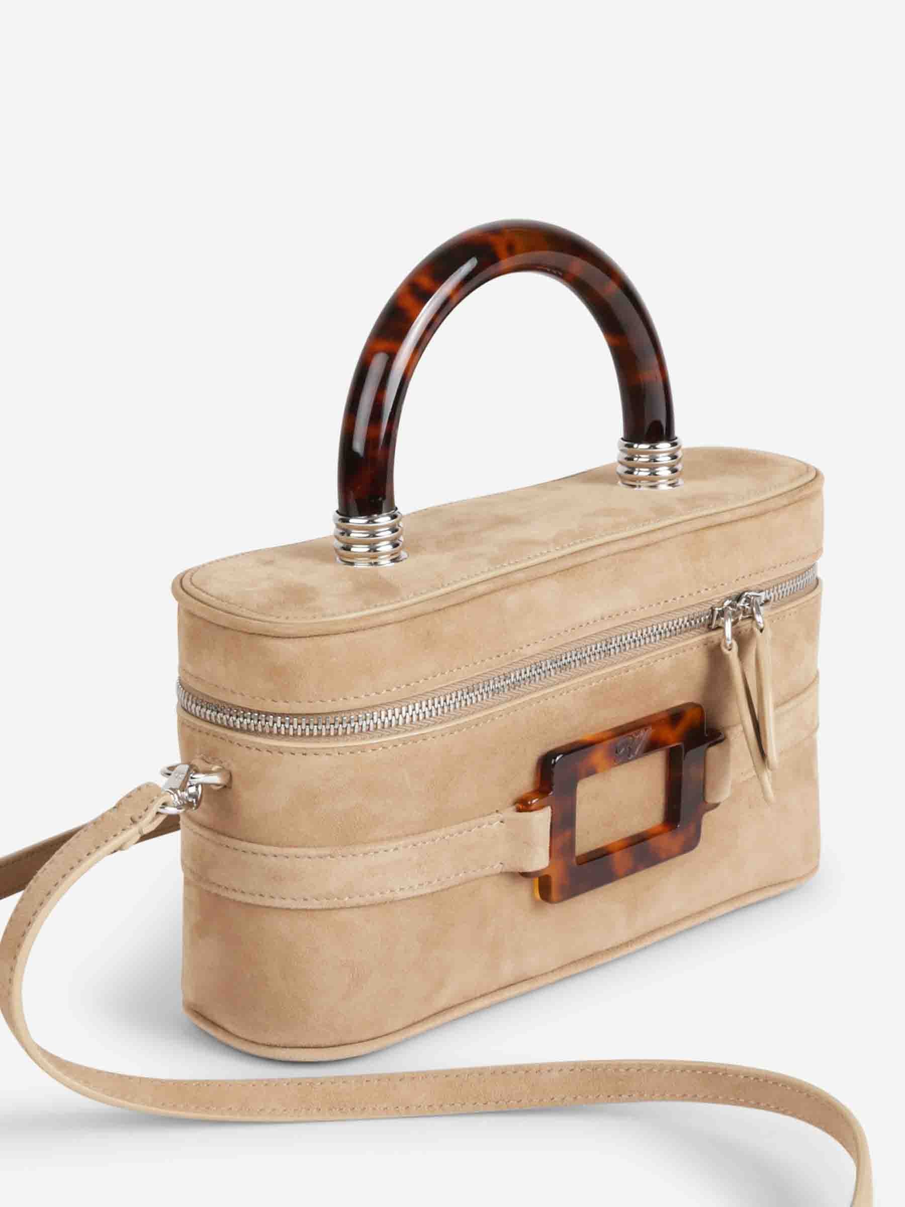 Roger Vivier Mujer Barcelona Bolso Belle Vivier Vanity Mini color Camel sku 810-008326 01 - Foto 2