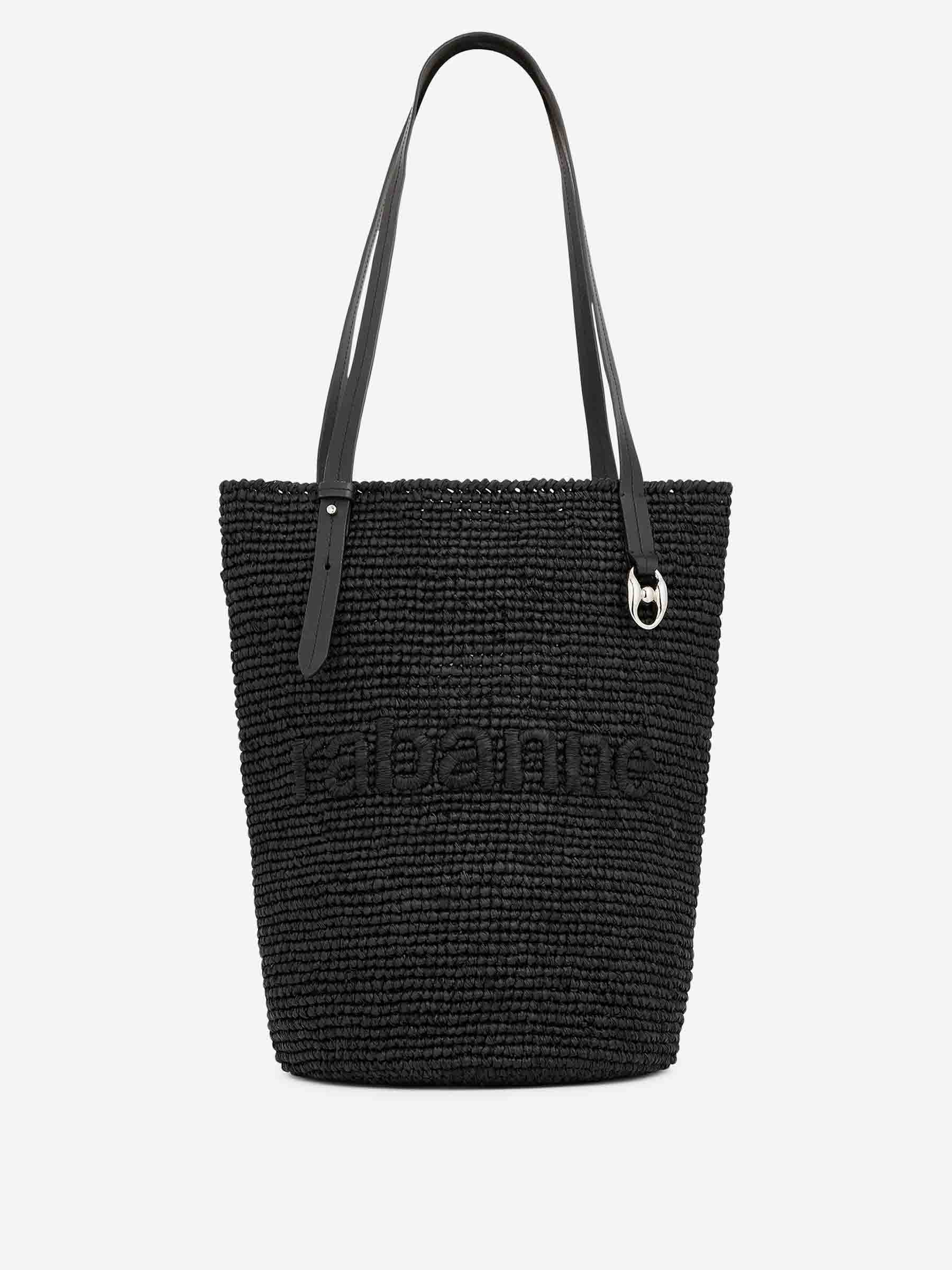 Rabanne Mujer Barcelona Bolso Tote Rafia color Negro sku 810-008345 02 - Foto 1