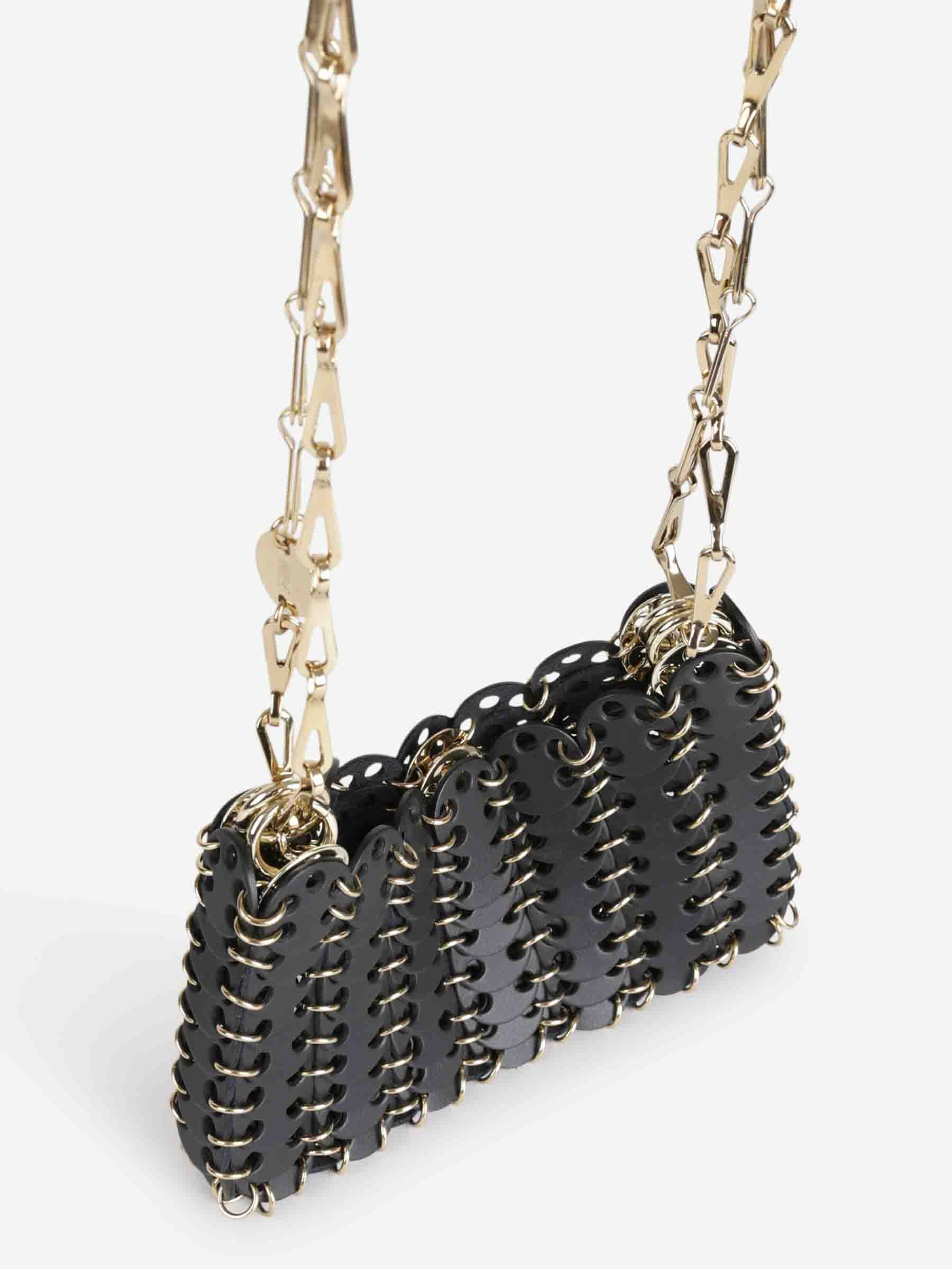 Rabanne Mujer Barcelona Bolso 1969 Nano color Negro sku 810-008346 01 - Foto 2