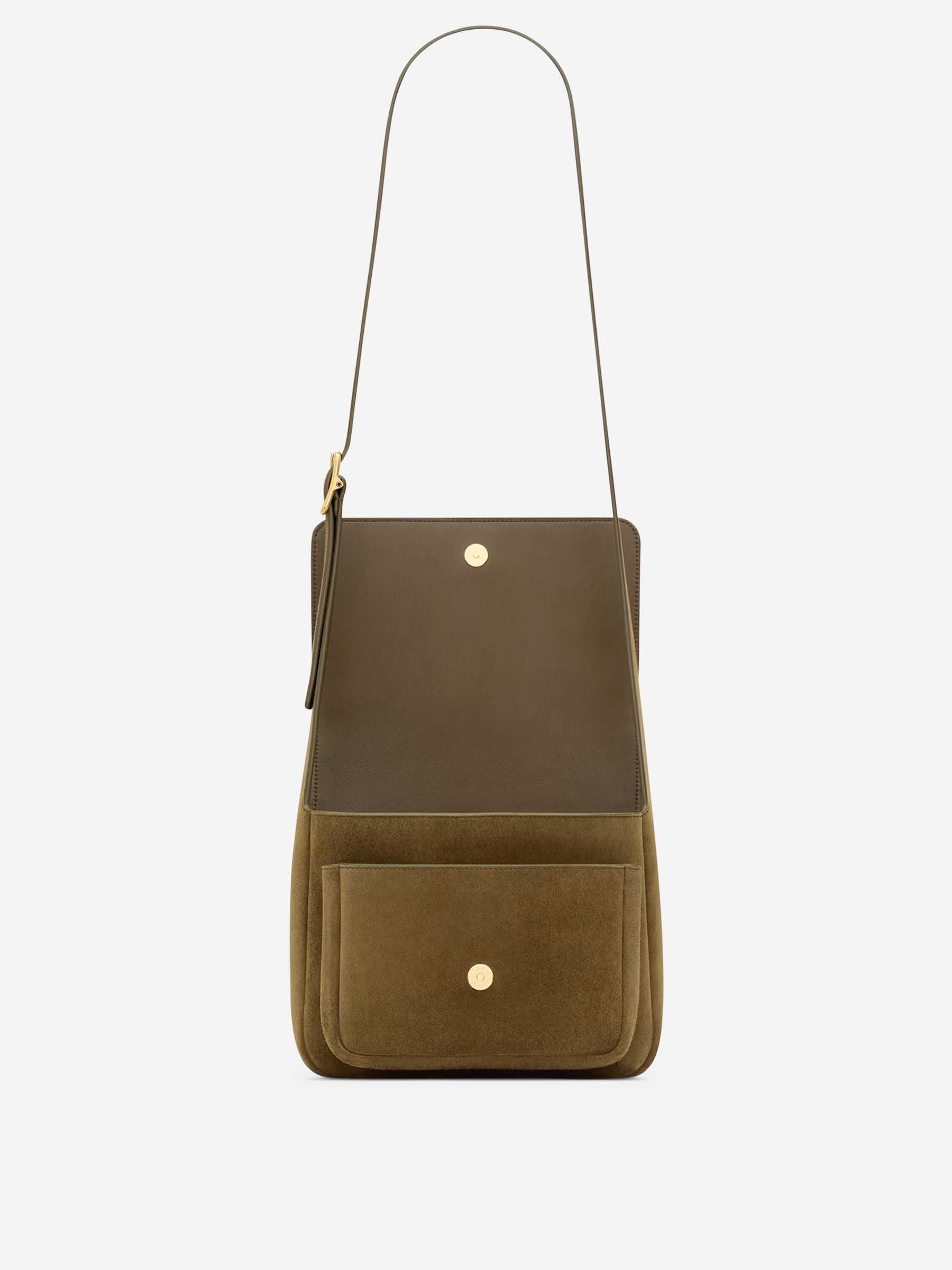 Saint Laurent Mujer Barcelona Bolso Hombro Niki Satchel color Verde Militar sku 810-008361 01 - Foto 2