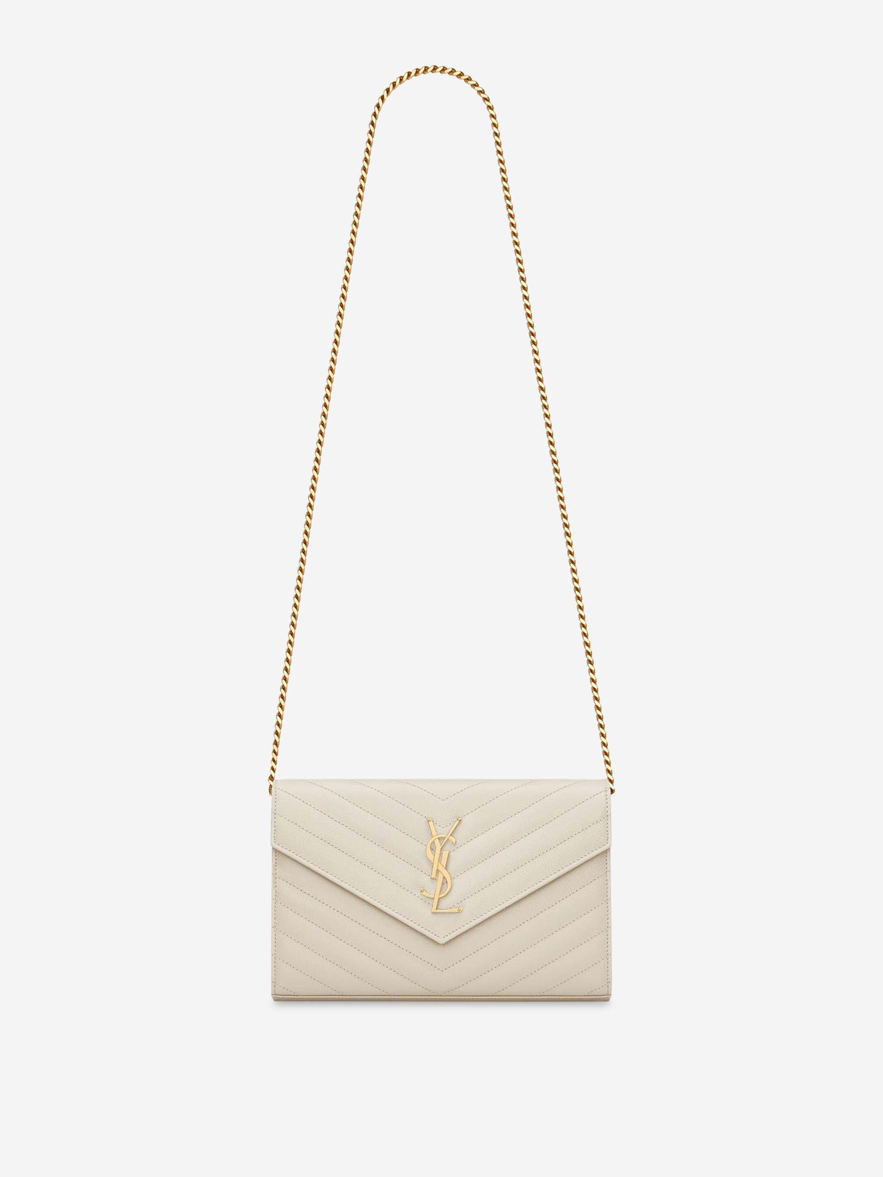 Saint Laurent Mujer Barcelona Bolso Hombro Cassandre color Beige sku 810-008376 01 - Foto 1