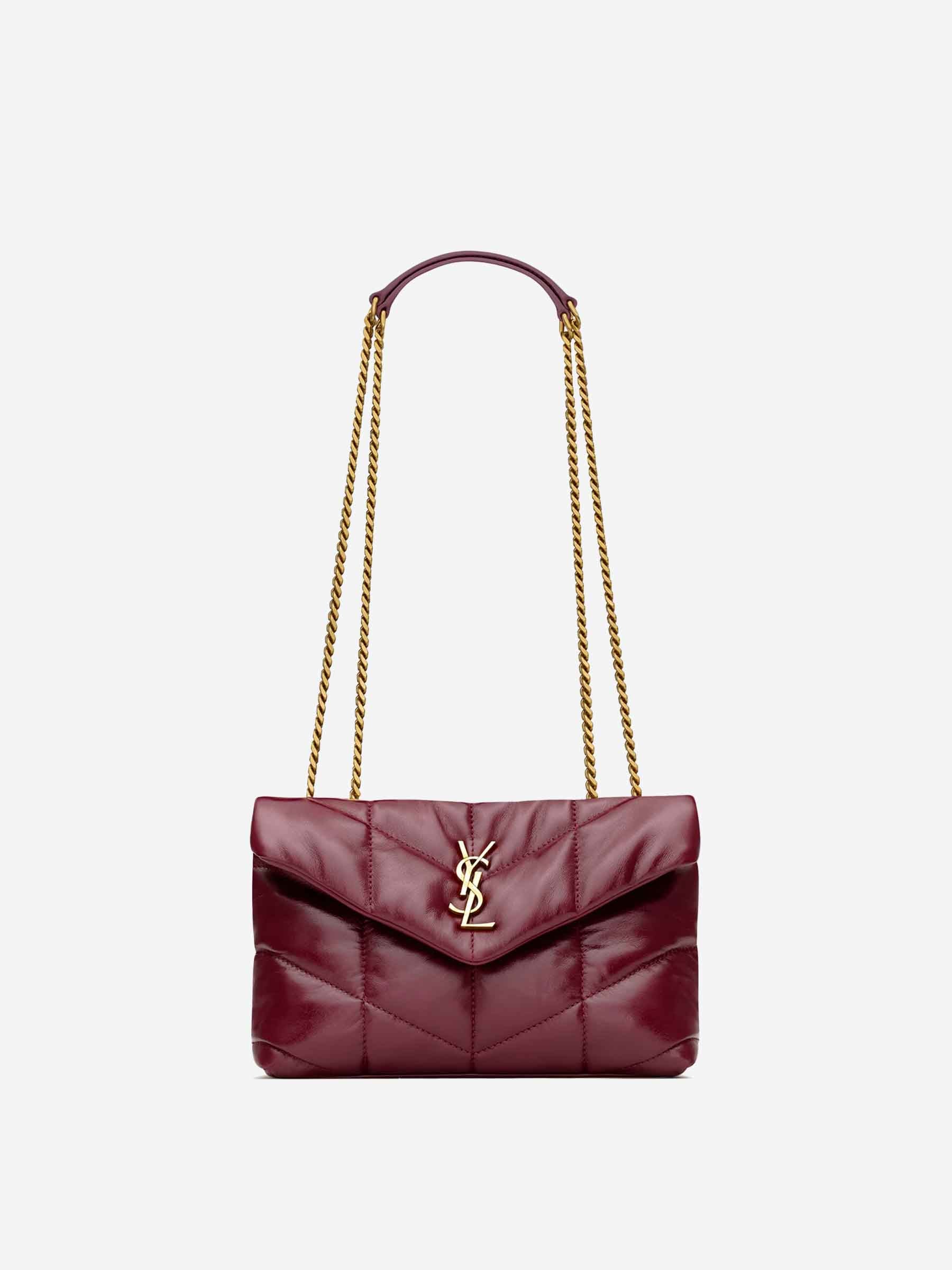 Saint Laurent Mujer Barcelona Bolso Hombro Puffer Toy color Burdeos sku 810-008385 01 - Foto 1