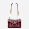 Saint Laurent Mujer Barcelona Bolso Hombro Puffer Toy color Burdeos sku 810-008385 01 - Foto 1