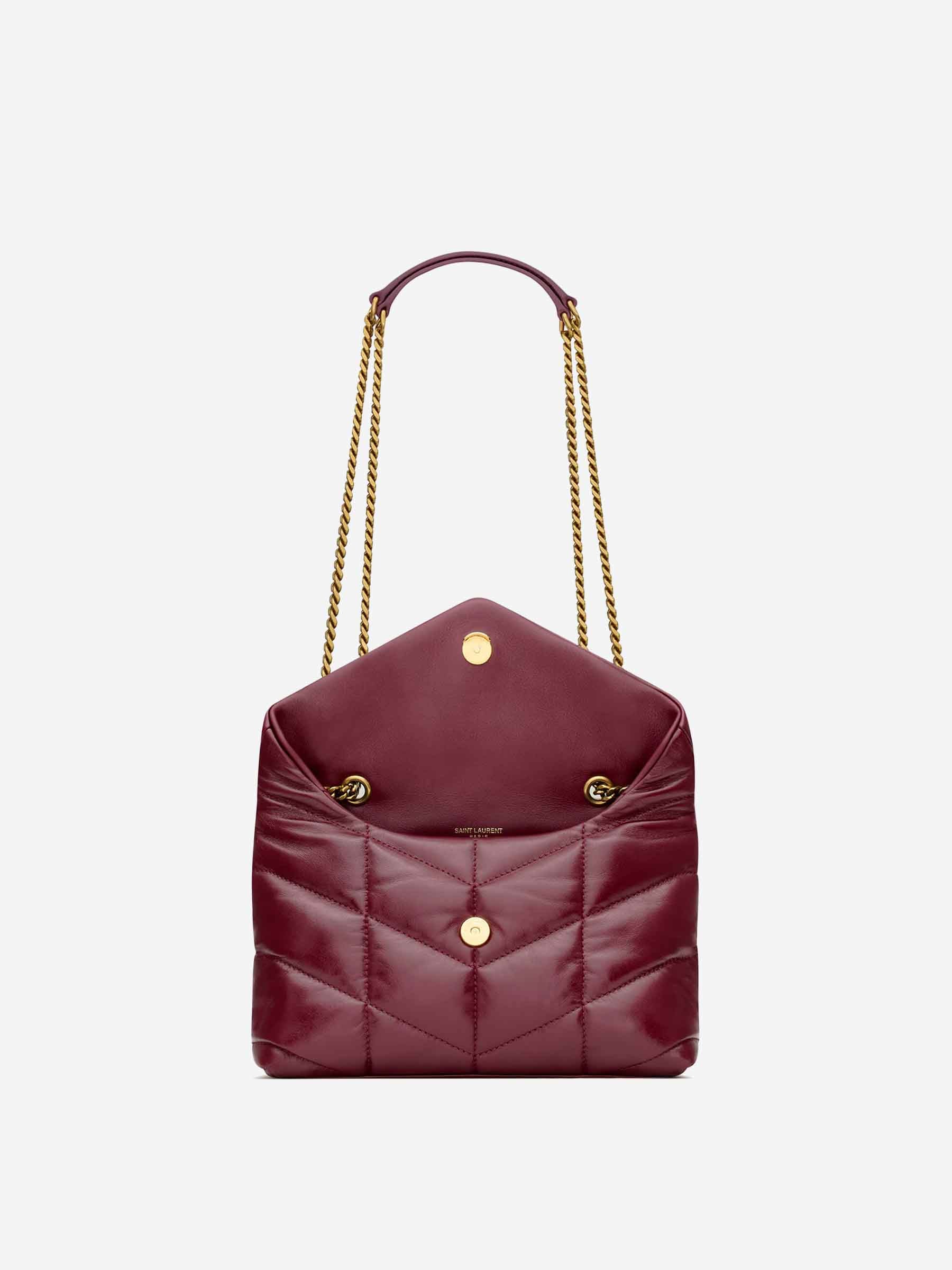 Saint Laurent Mujer Barcelona Bolso Hombro Puffer Toy color Burdeos sku 810-008385 01 - Foto 2