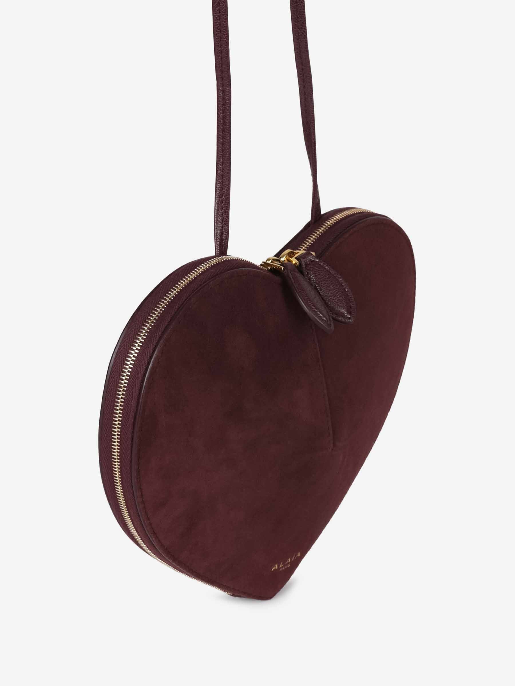 Alaïa Mujer Barcelona Bolso Bandolera Le Coeur color Burdeos sku 810-008399 01 - Foto 2