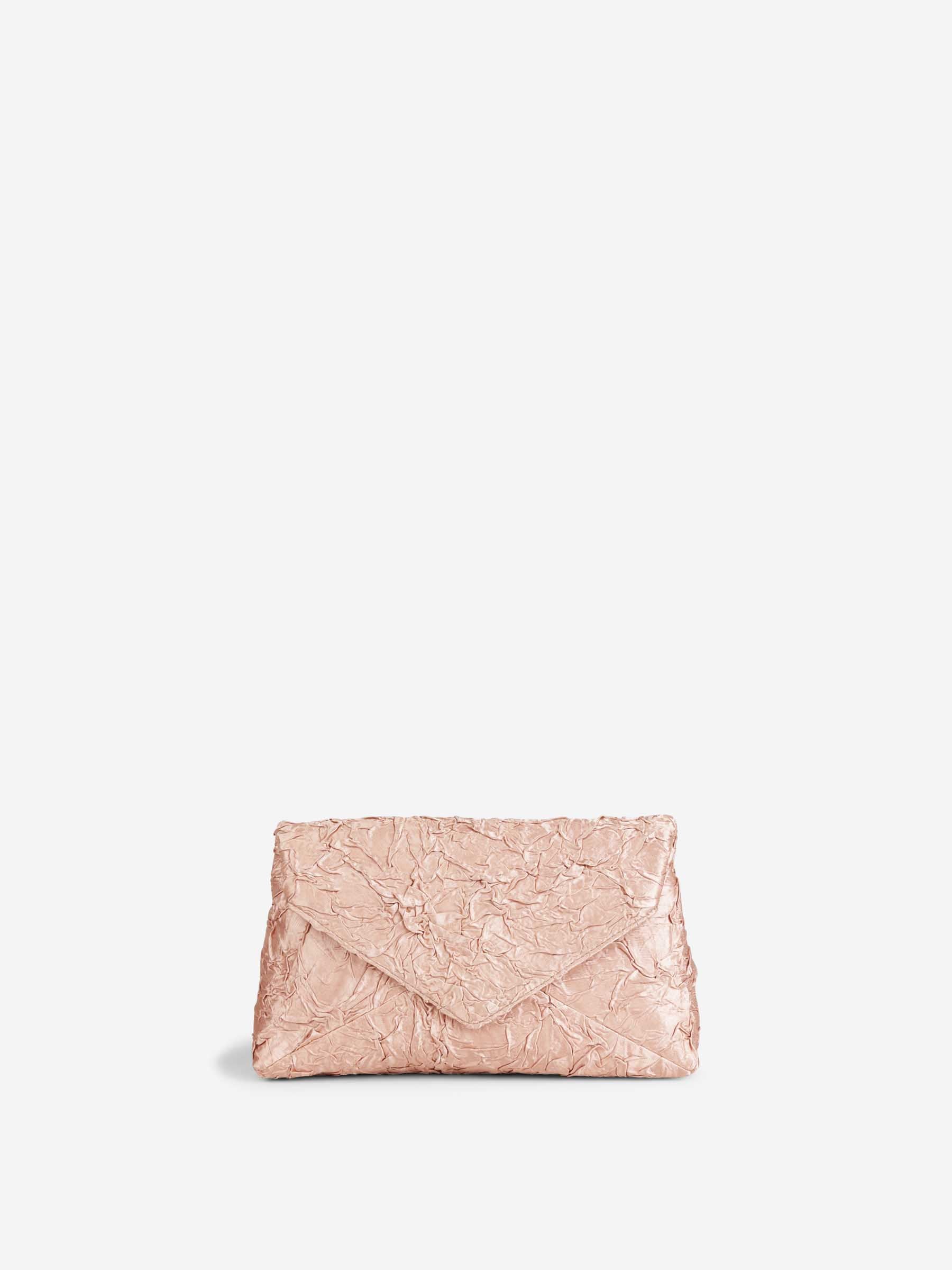 Dries Van Noten Mujer Barcelona Bolso Mano Plisado color Rosa Oro sku 810-008411 01 - Foto 1