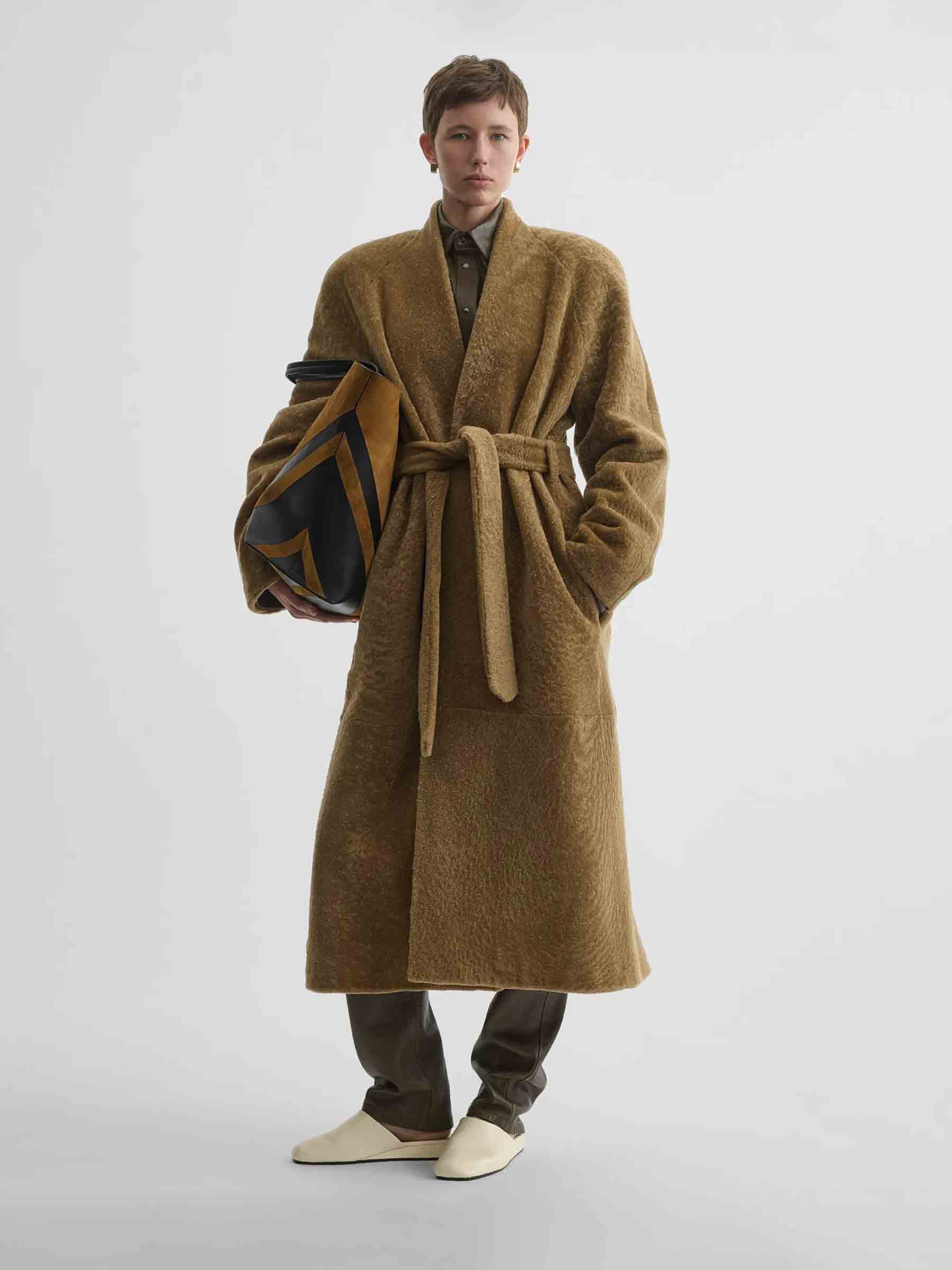 Phoebe Philo Mujer Barcelona Bolso Pot Cabas color Camel sku 810-008415 00 - Foto 2