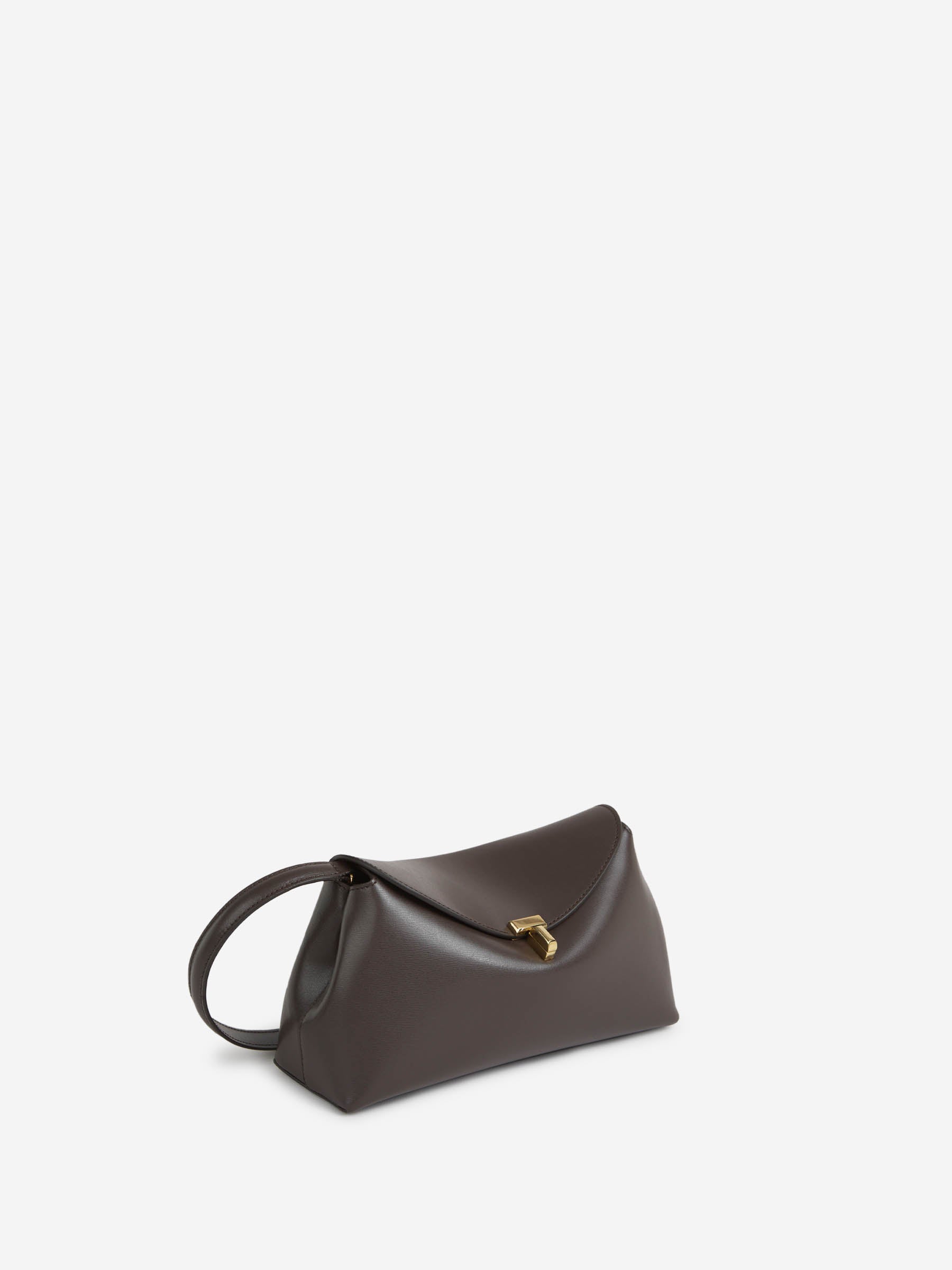 TOTEME Mujer Barcelona Bolso Clutch T-Lock color Marrón Oscuro sku 810-008435 01 - Foto 2