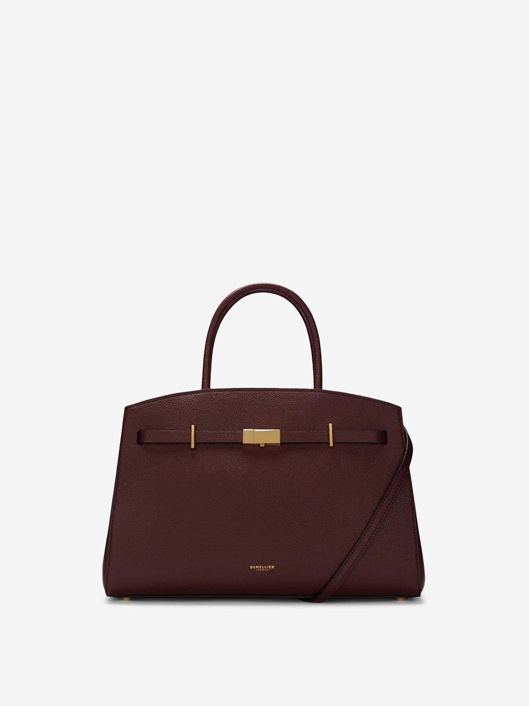 DeMellier Mujer Barcelona Bolso The Midi Hudson color Burdeos sku 810-008437 01 - Foto 1