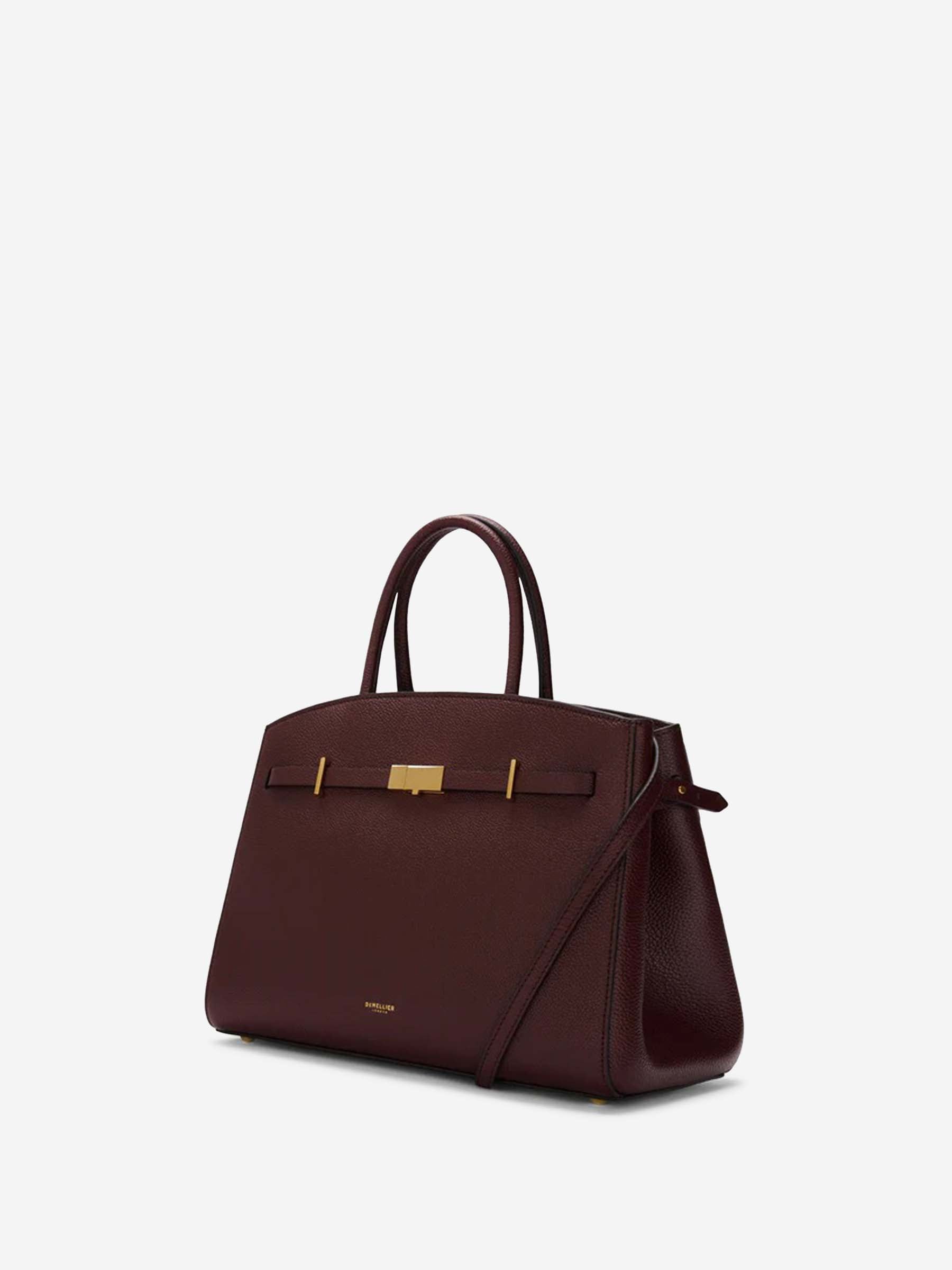 DeMellier Mujer Barcelona Bolso The Midi Hudson color Burdeos sku 810-008437 01 - Foto 2