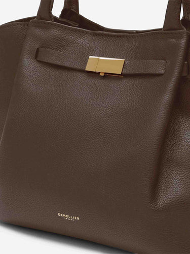 DeMellier Mujer Barcelona Bolso The Midi New York color Marrón sku 810-008442 04 - Foto 3