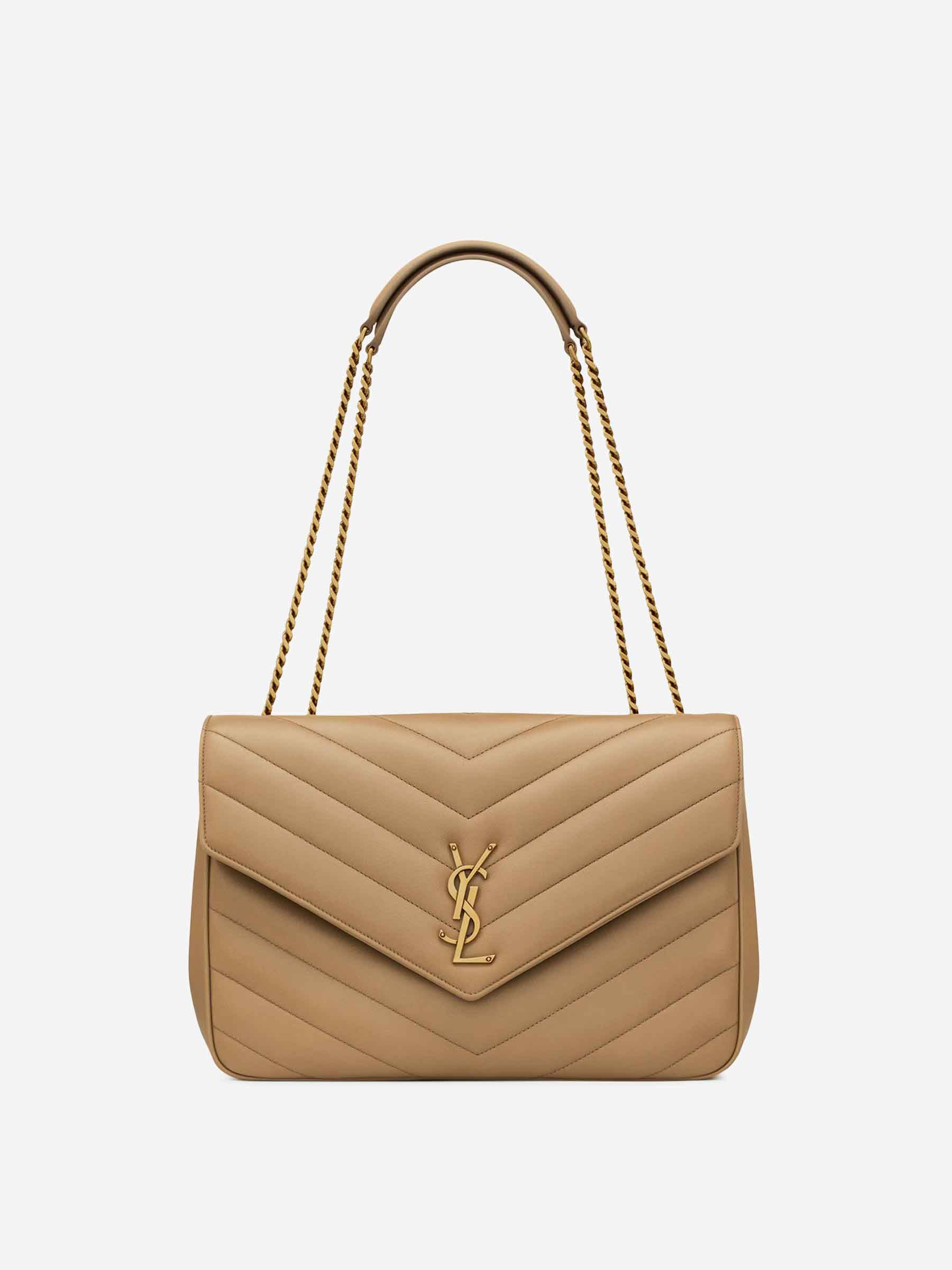 Saint Laurent Mujer Barcelona Bolso Hombro Loulou color Beige sku 810-008444 01 - Foto 1
