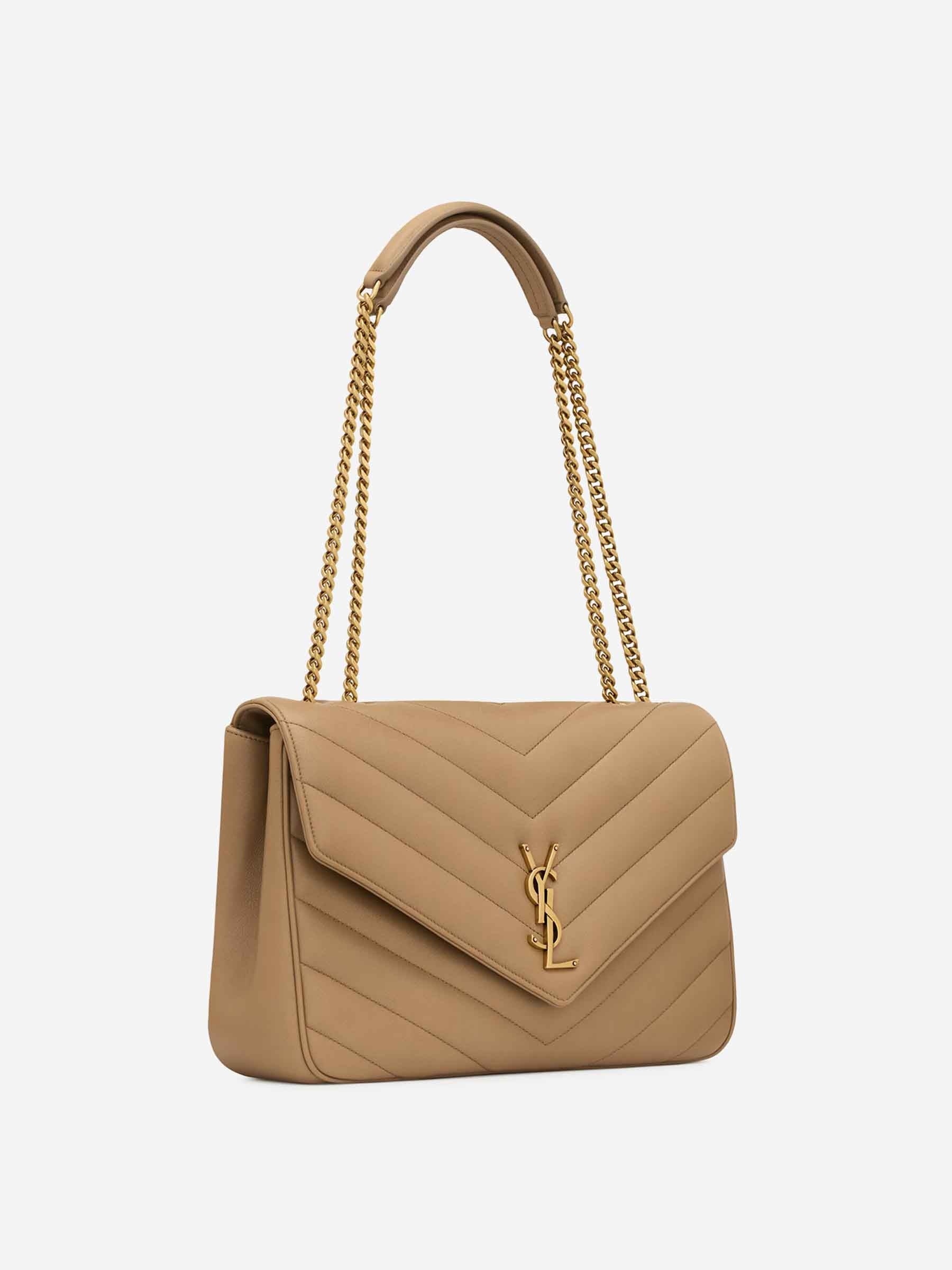 Saint Laurent Mujer Barcelona Bolso Hombro Loulou color Beige sku 810-008444 01 - Foto 2