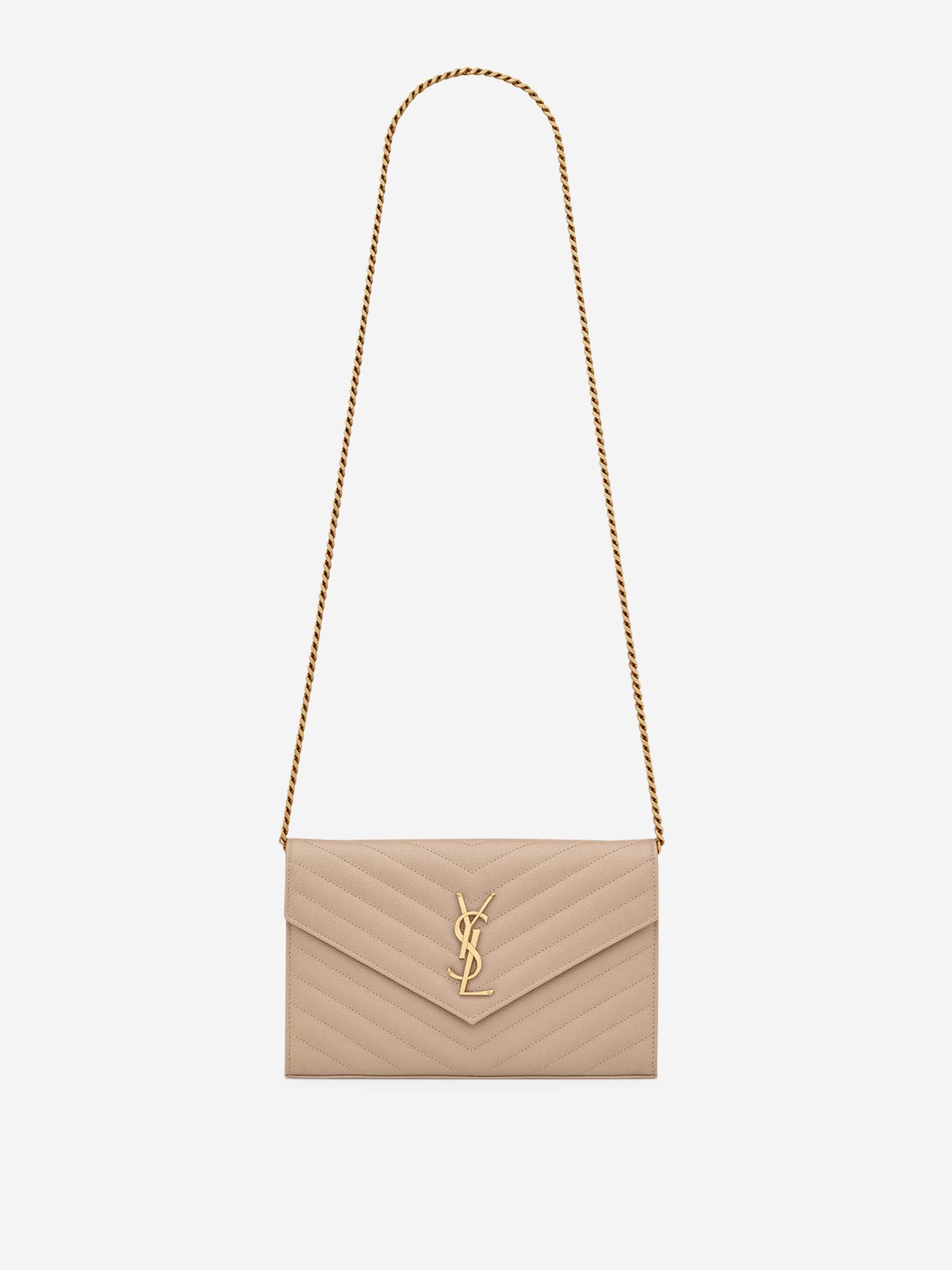 Saint Laurent Mujer Barcelona Bolso Hombro Cassandre color Beige sku 810-008445 01 - Foto 1